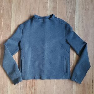 Heather Grey Lululemon Athletica Crewneck Scuba Sweatshirt Size 6